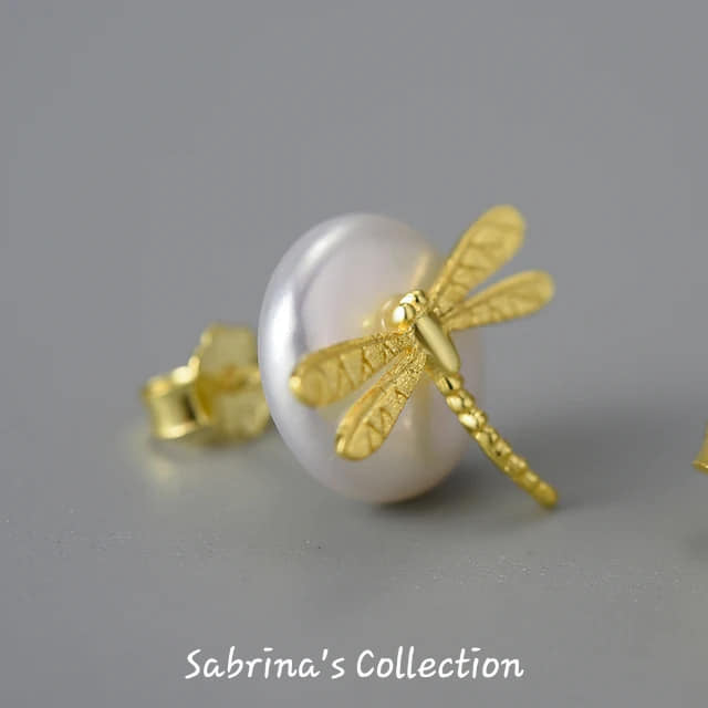 Sabrina`s Collection | Dragonfly Stud Earrings