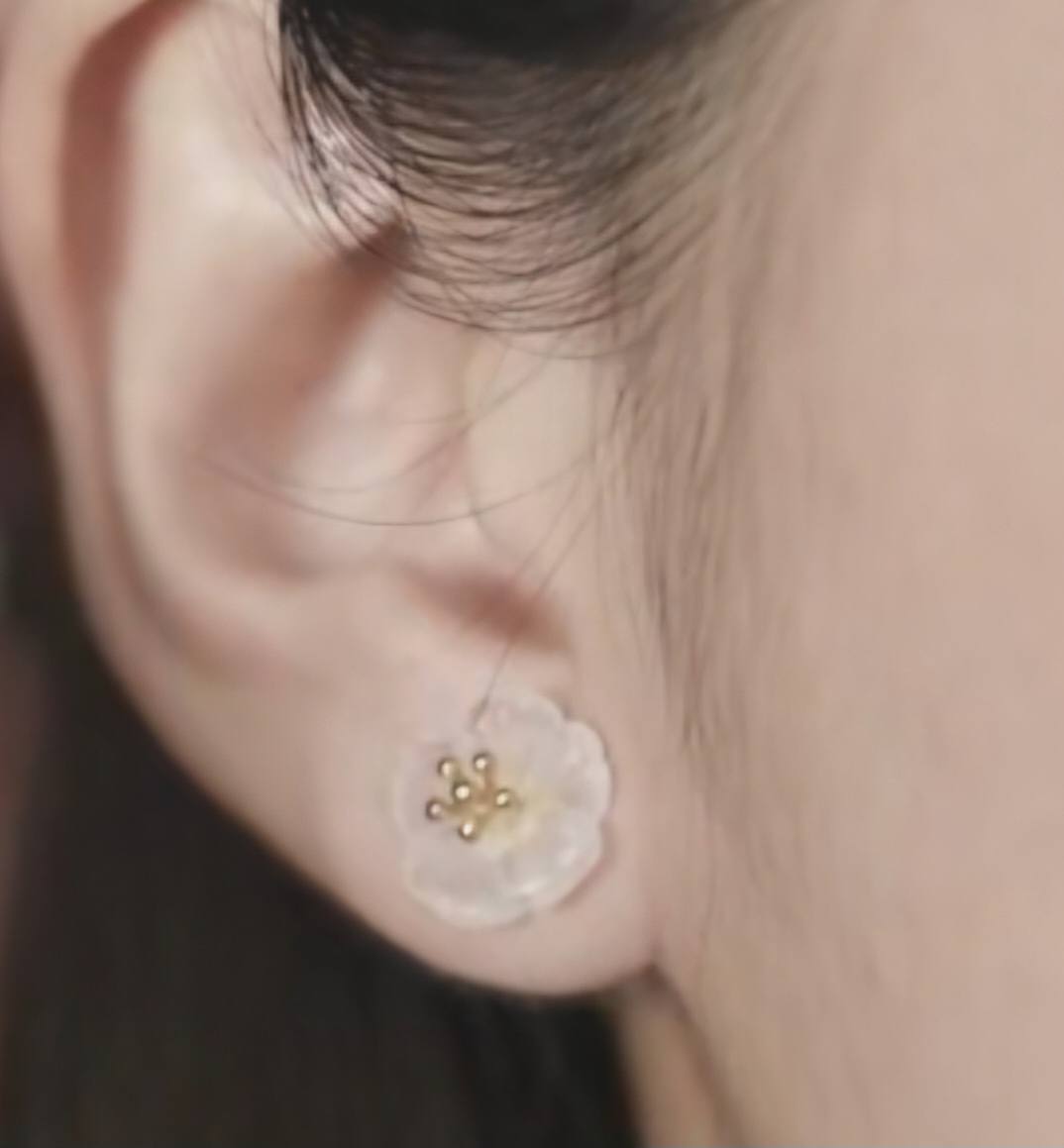 Sabrina`s Collection | Crystal Flower Stud Earrings