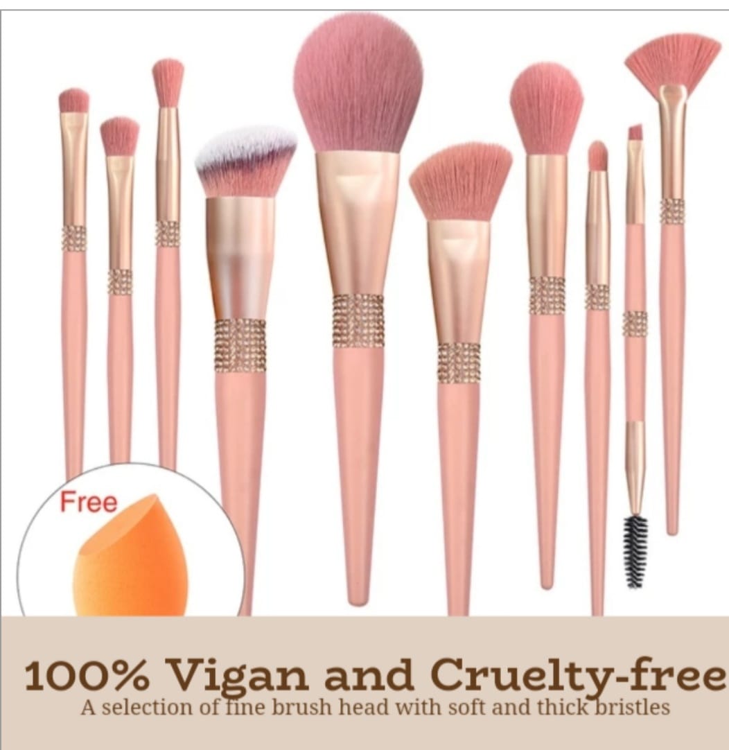 Sabrina`s Collection Makeup Brush Set with Makeup Holder – https