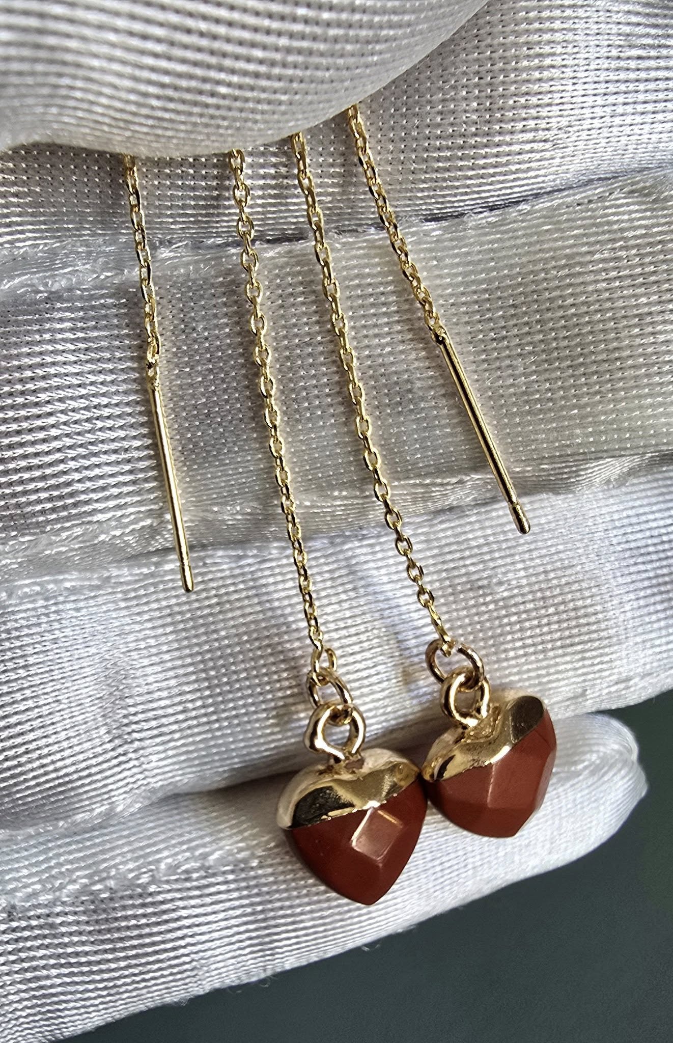 Sabrina`s Collection | Natural Faceted Stone Earrings