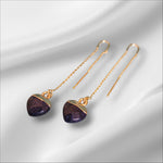 Sabrina`s Collection | Natural Faceted Stone Earrings