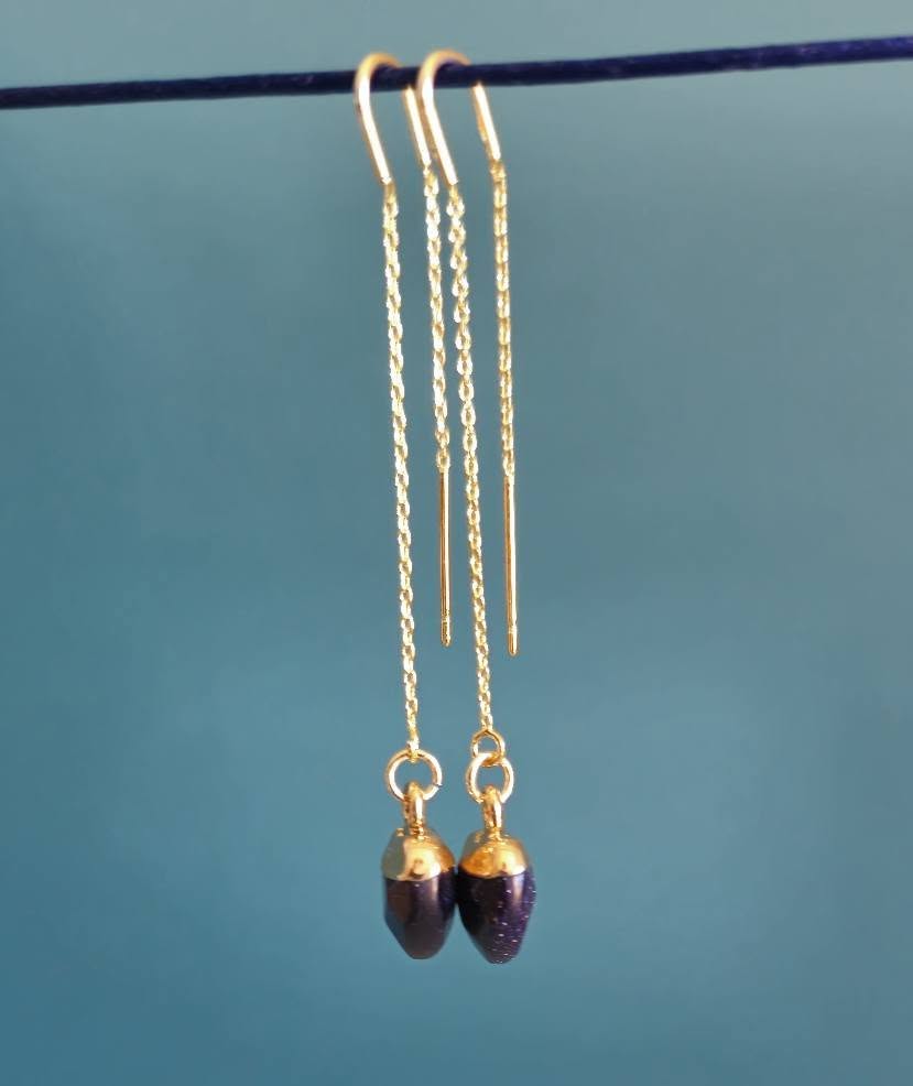 Sabrina`s Collection | Natural Faceted Stone Earrings