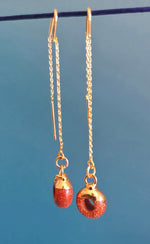 Sabrina`s Collection | Natural Round Stone Earrings