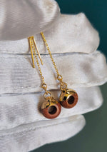 Sabrina`s Collection | Natural Round Stone Earrings