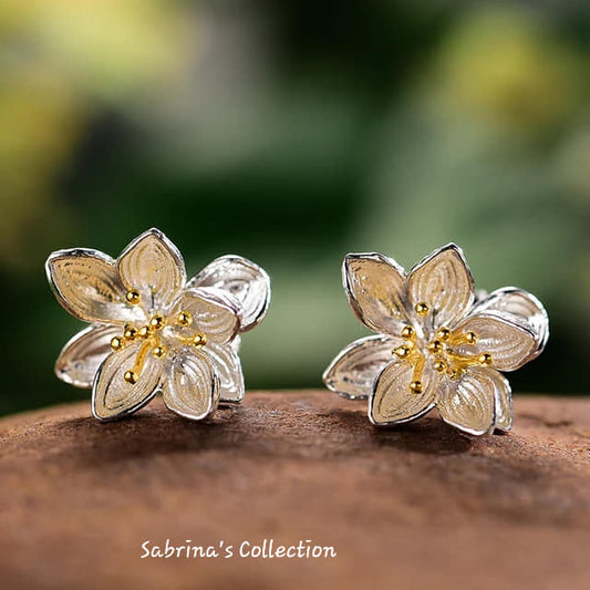Sabrina`s Collection | beautiful Handmade  Flower  Earrings