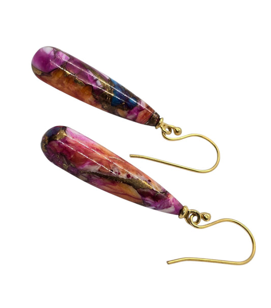 Sabrina`s Collection | Natural Gemstone Drop Eearrings
