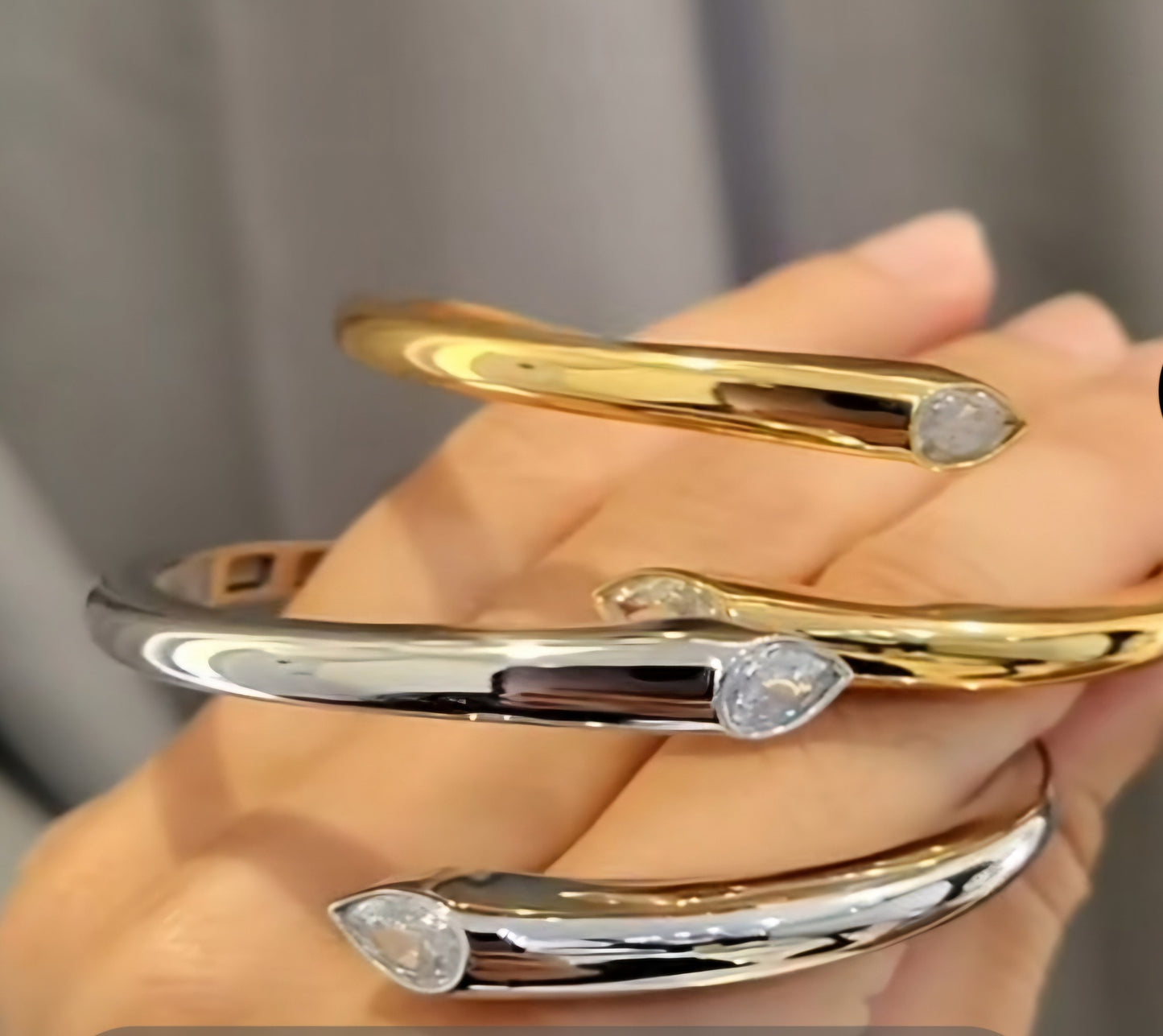 Sabrina`s Collection | Silver Bracelet Bangles Minimalist