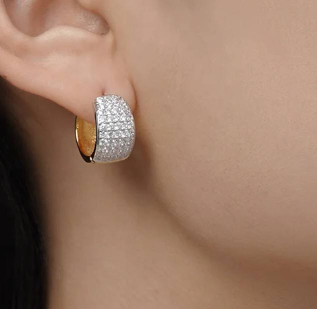 Sabrina`s Collection |   Fine Hoop  Earrings