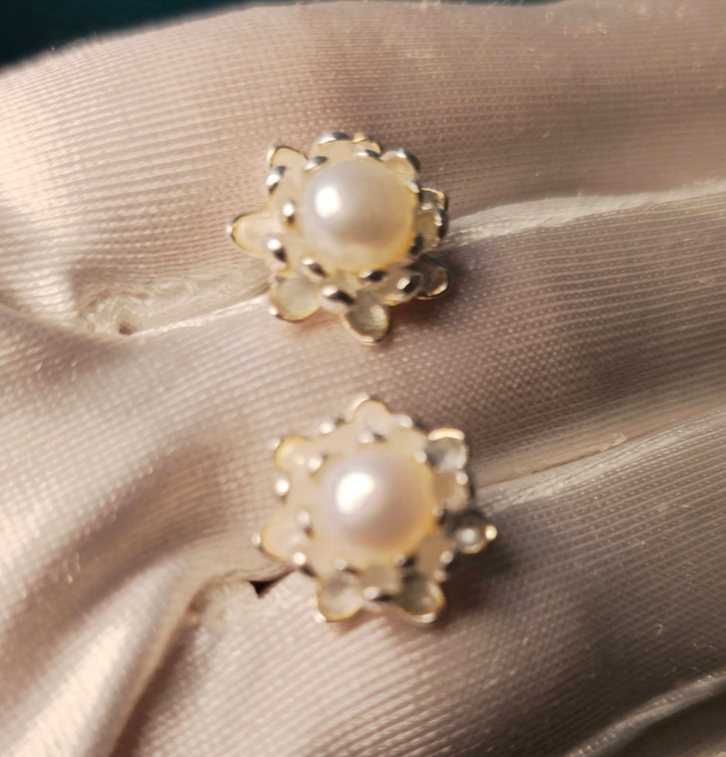 Sabrina`S Collection | Pearl Flower Earrings