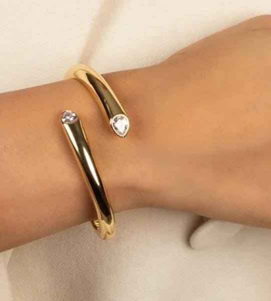 Sabrina`s Collection | Gold Bracelet Bangles Minimalist