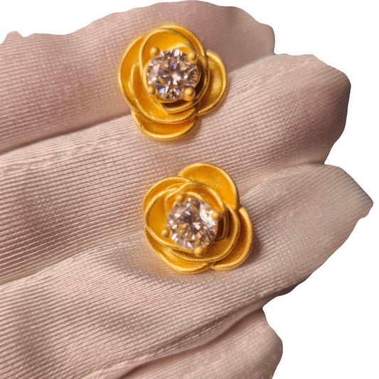 Sabrina`s Collection |Handmade Flower Stud Earrings