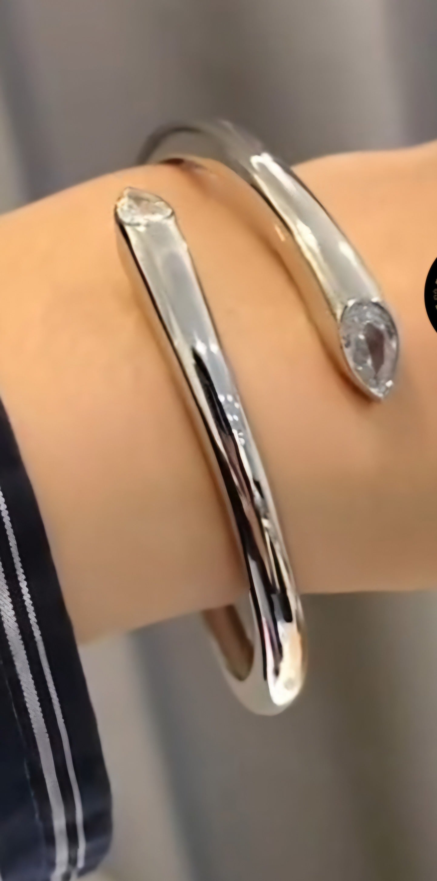 Sabrina`s Collection | Silver Bracelet Bangles Minimalist