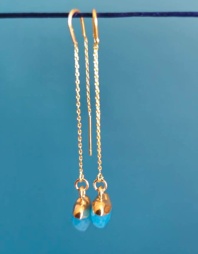 Sabrina`s Collectiona`s Collection | Chalcedony Heart Earrings