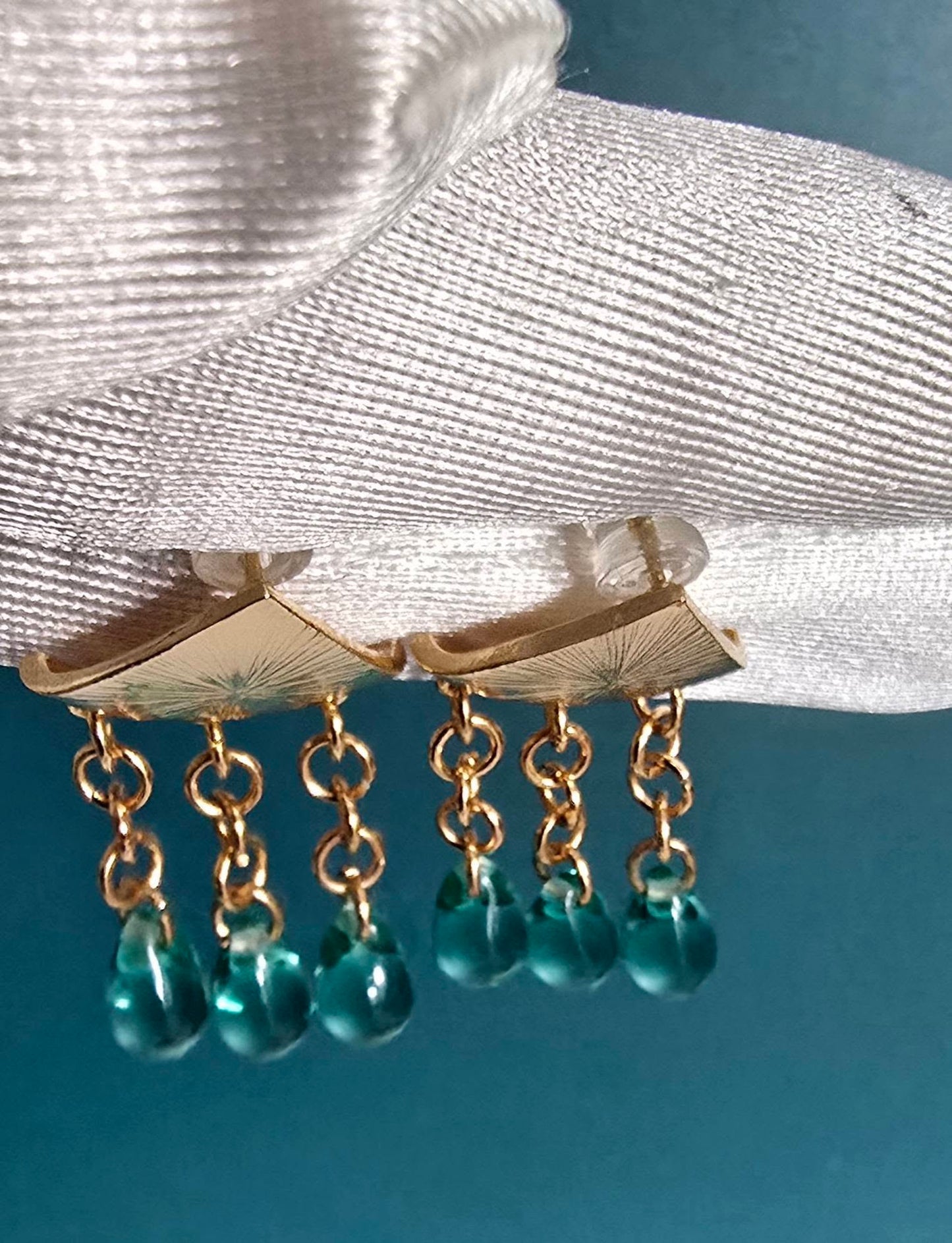 Sabrina`s Collection | Dangle glass Earrings