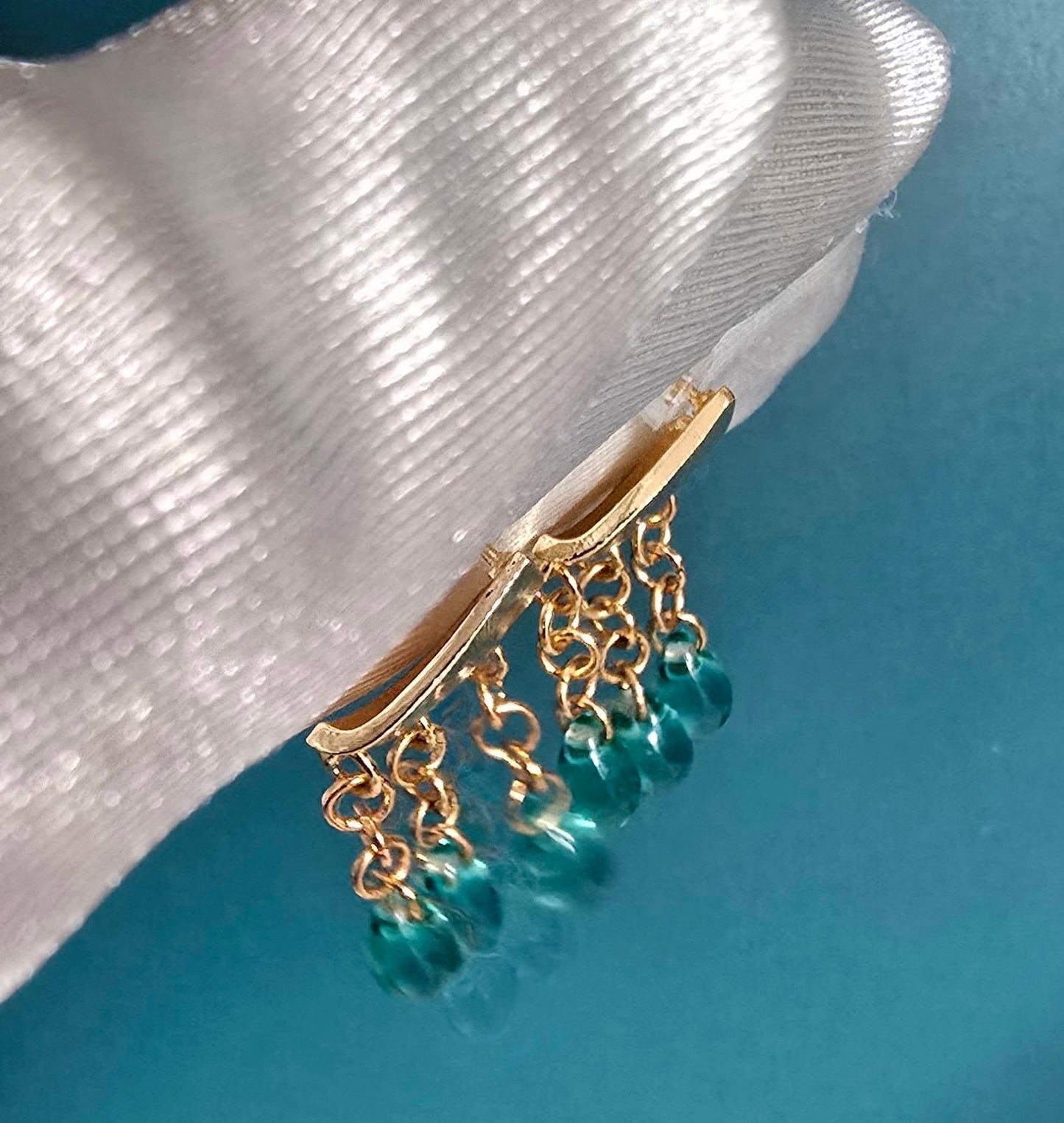 Sabrina`s Collection | Dangle glass Earrings