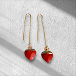 Sabrina`s Collection | Natural Faceted Stone Earrings