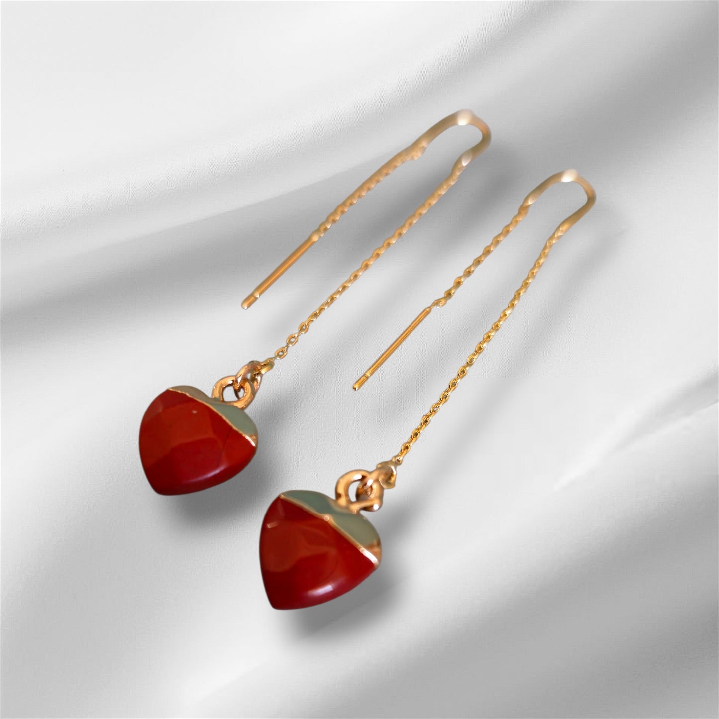 Sabrina`s Collection | Natural Faceted Stone Earrings