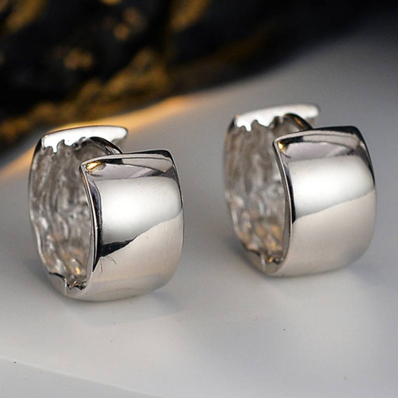 Sabrina`s Collection | Silver Round Earrings