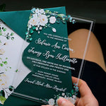 Acrylic Wedding Cards Invitations