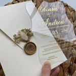 Acrylic Wedding Cards  Invitations Design